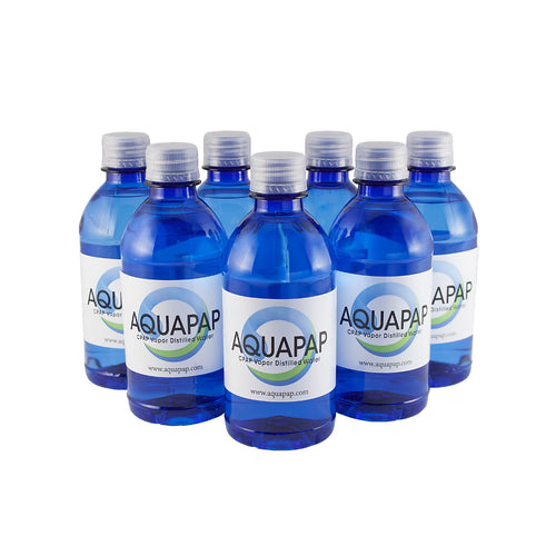 AQUAPAP CPAP Vapor-Distilled Water 7-Pack (12 oz.) FREE SHIPPING