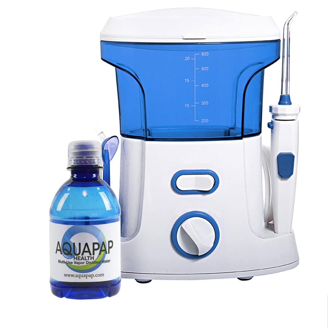 Dental Rinse / Water Flossing Vapor Distilled Water 8 Pack (8 oz.)